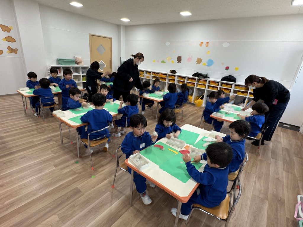 ☆粘土で遊んだよ☆
