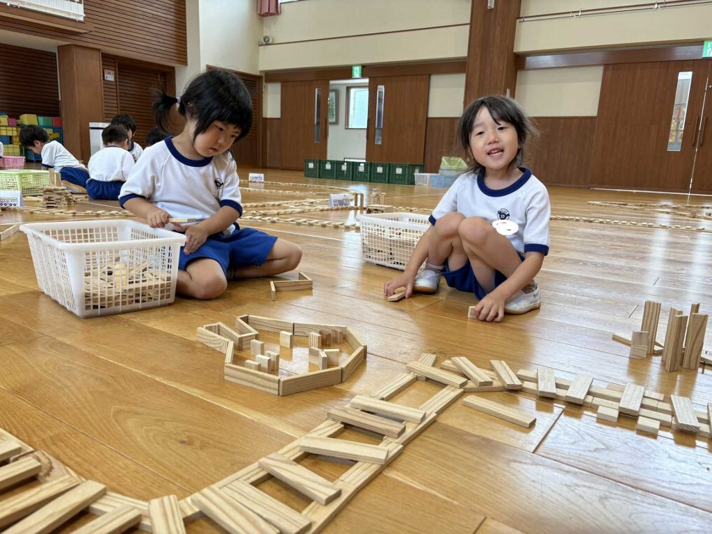 積み木遊びのその後…