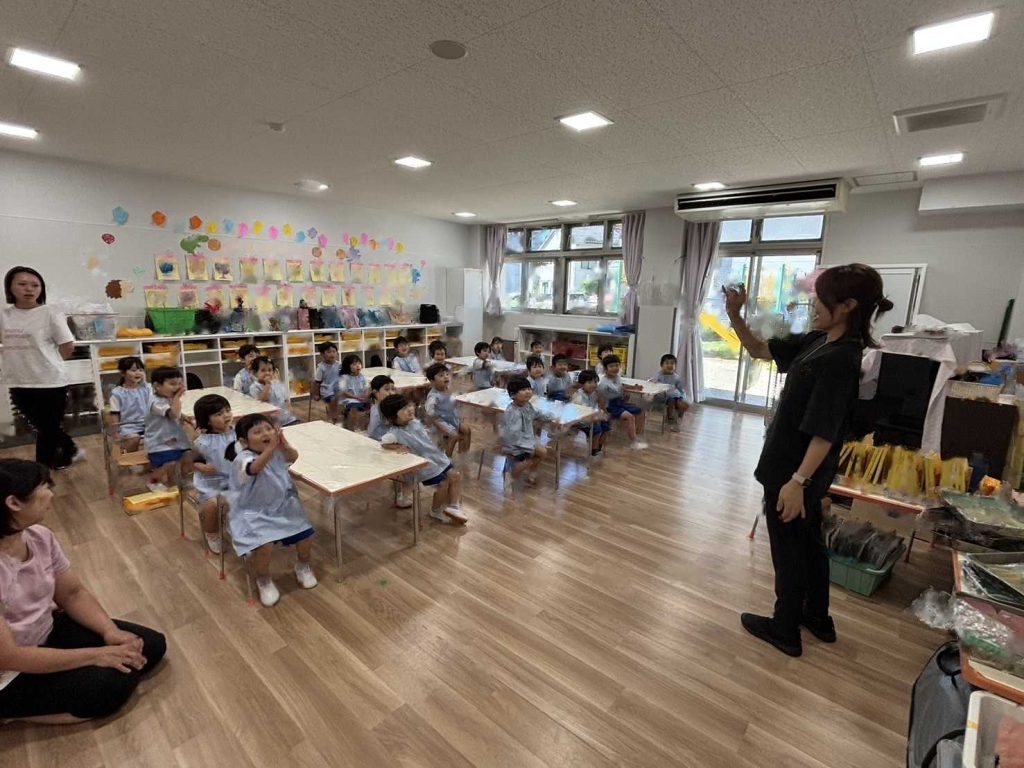 感触遊び☆寒天遊び