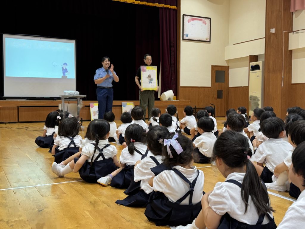 １学期終業式＆交通安全教室