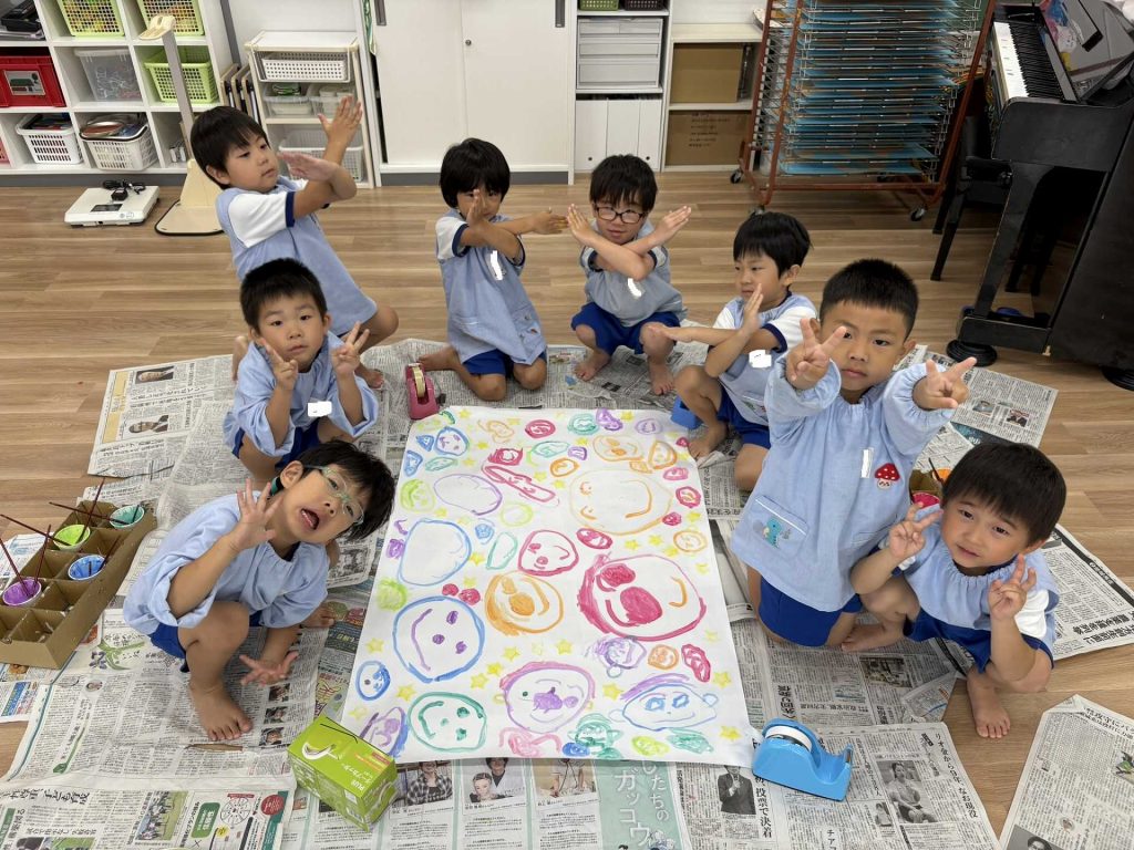 絵具遊び