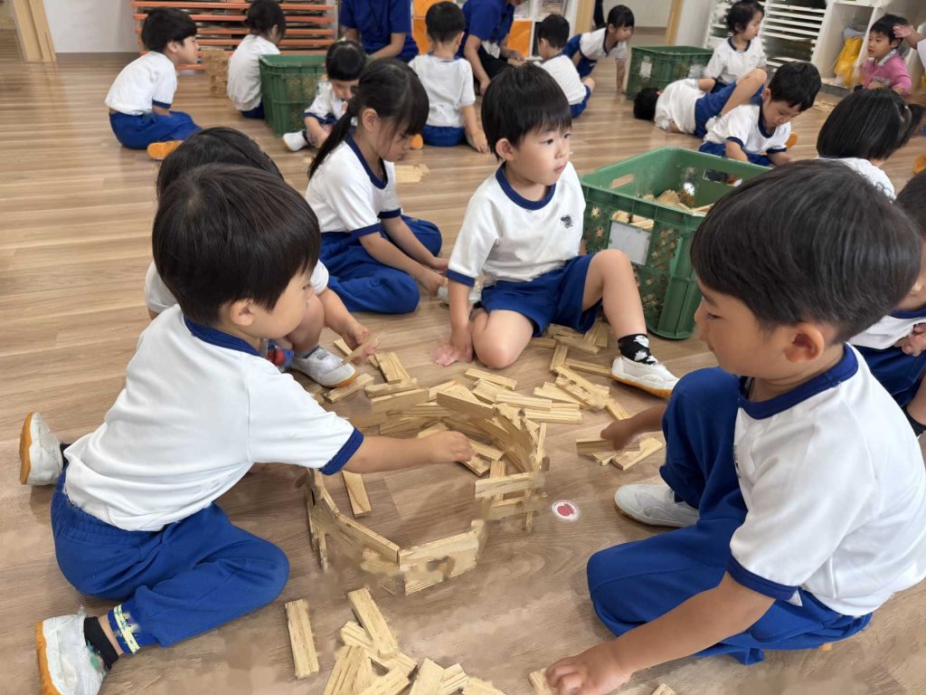☆積み木で遊んだよ☆