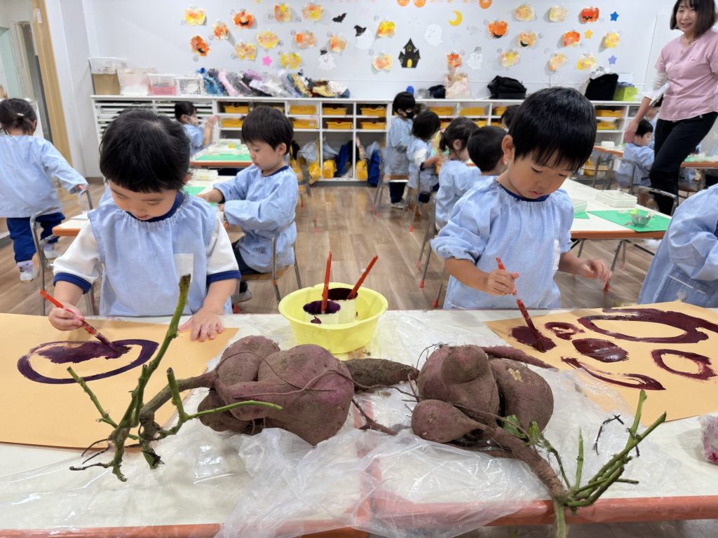 ☆おいもの絵を描いたよ☆