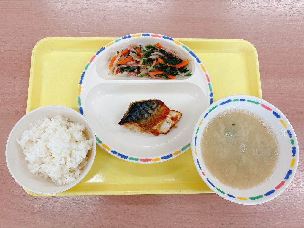 本日の給食